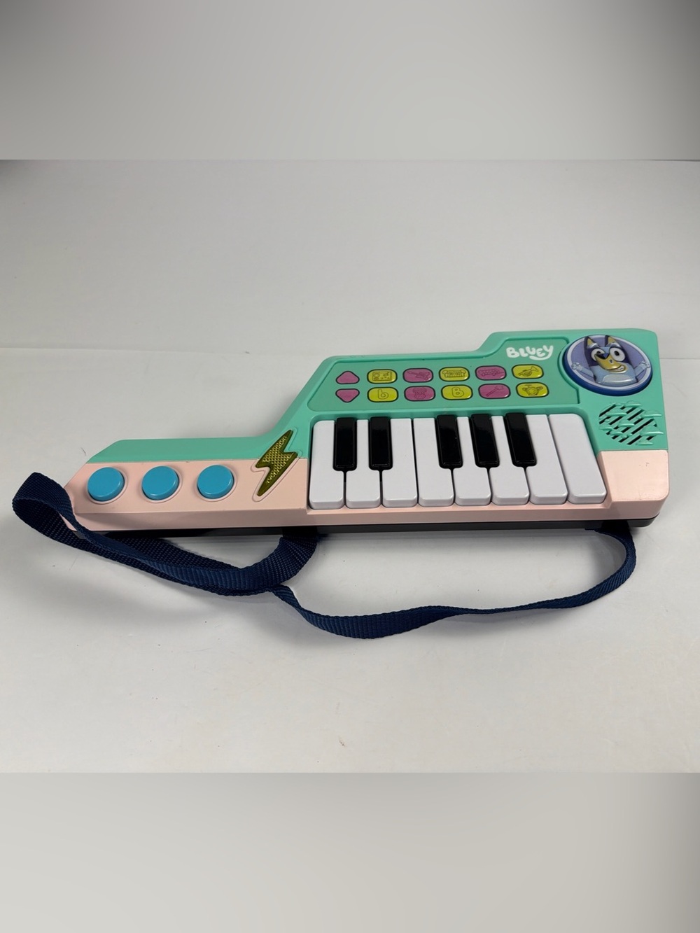 VTech Bluey Bluey's Keytar Keyboard Baby Toy Learning Guitar Piano